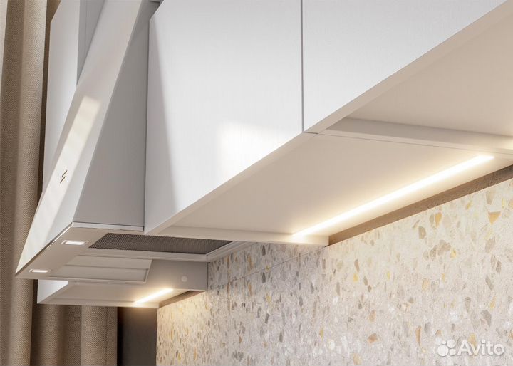 Кухня белая