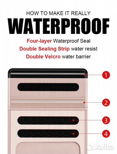 Водонепроницаемый чехол для телефона Waterproof