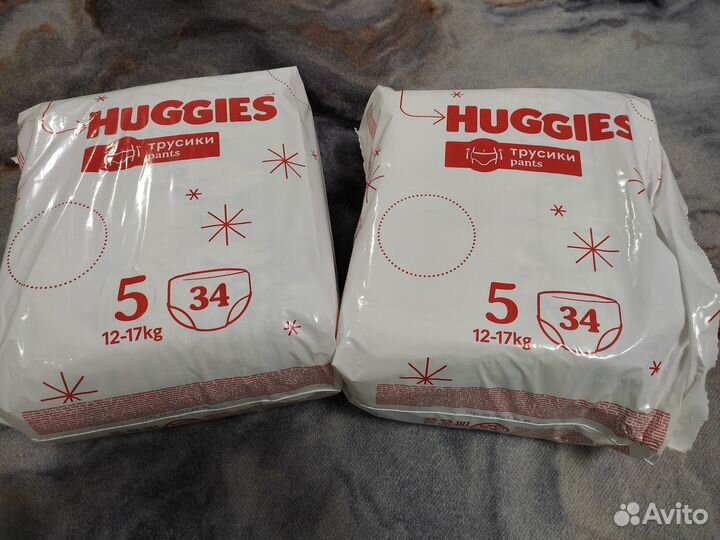 Подгузники-трусики супертонкие Huggies 5 унисекс 1