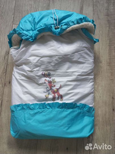 Зимний конверт на выписку