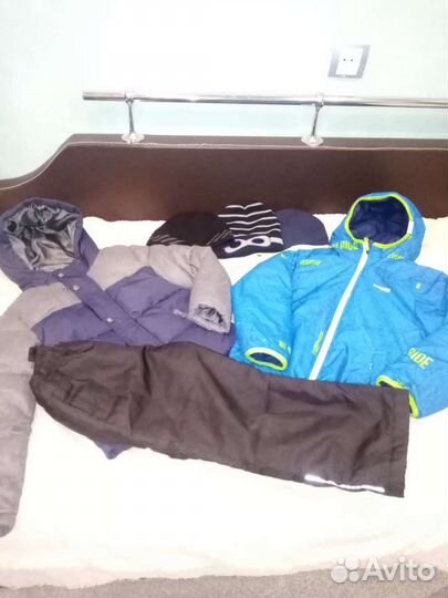 Куртки и штаны теплые 116-128
