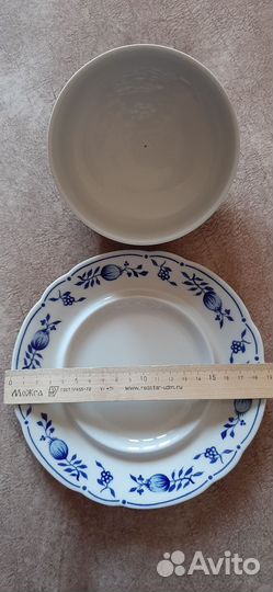 Масленка гжель ГДР новая