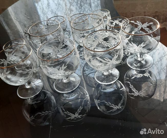 Подарочный набор : фужеры,рюмки