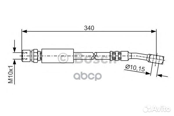 Тормозной шланг 1987476691 Bosch