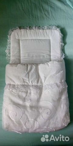 Конверт для новорожденного, с уголком