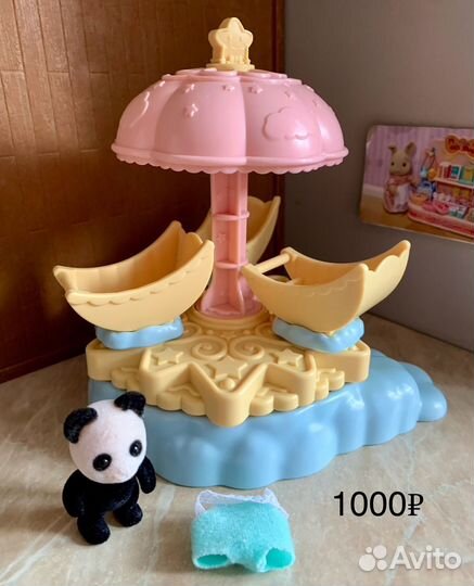 Sylvanian families карусель с пандой