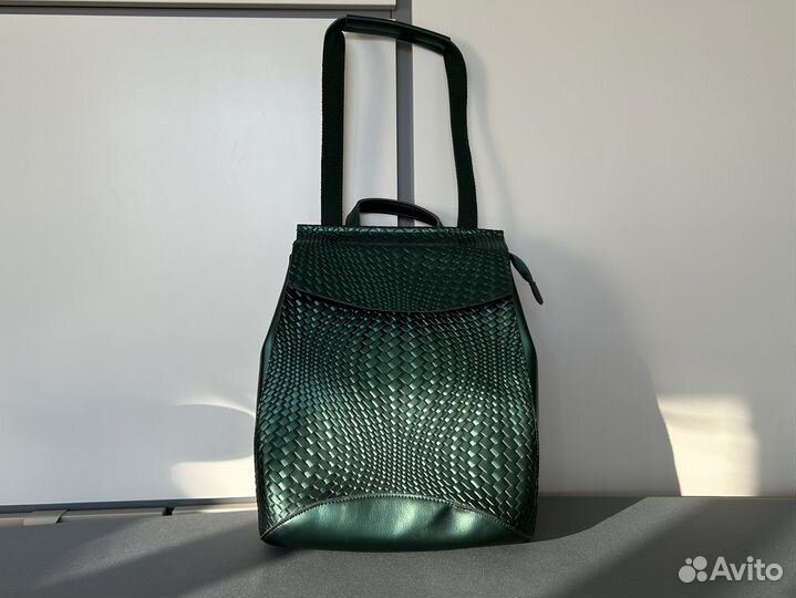 Cумка-рюкзак А4 кожа