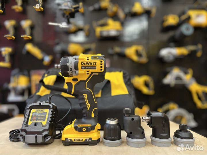 Шуруповерт dewalt DCD703F1 Subcompact 12V