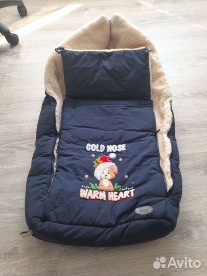 Зимний конверт в коляску