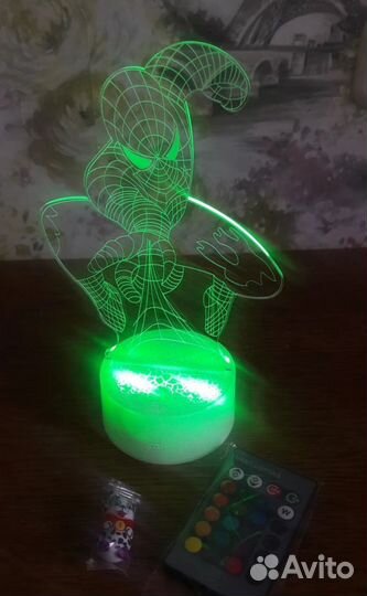 Новый 3-D ночник для мальчика