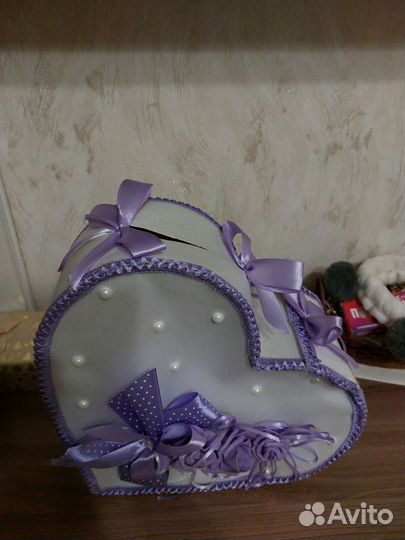 Свадебная казна в виде сердца