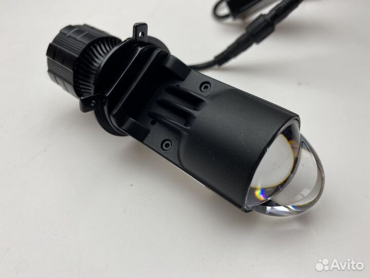 Линзованные диодные LED лампы Н4,мини Билед