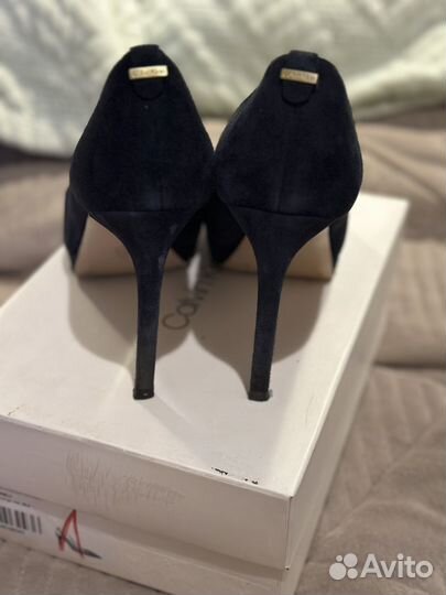 Туфли Calvin klein 40 натуральная замша