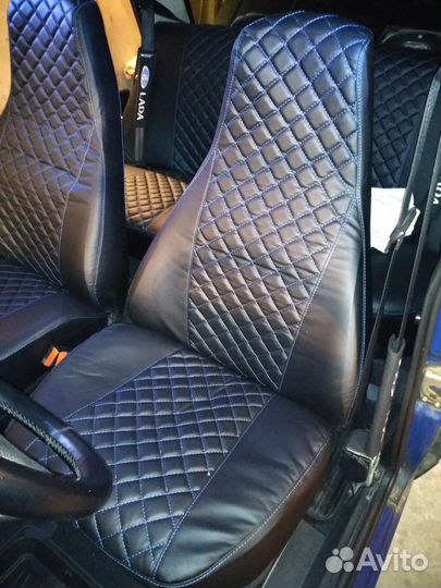 Чехлы из экокожи 07 09-2115 Приора Веста Калина