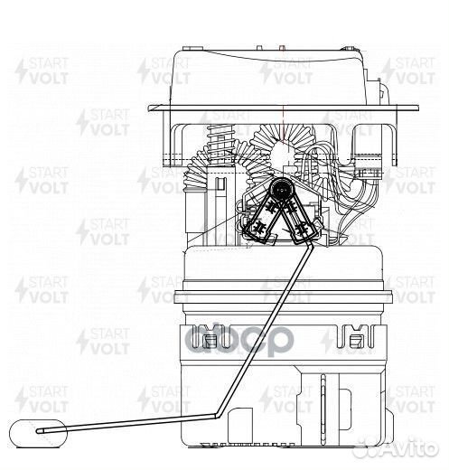 Бензонасос peugeot 206 SFM2013 startvolt