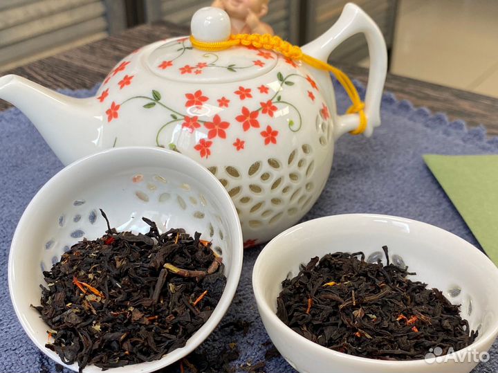 Чай черный с фруктами