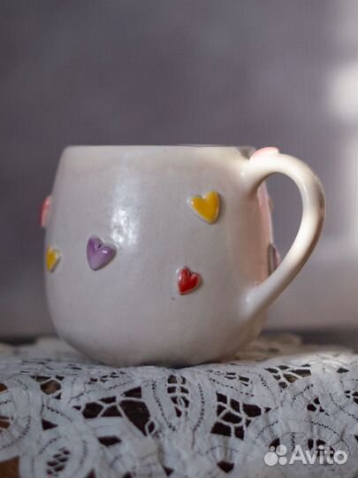 Кружка керамика ручная работа