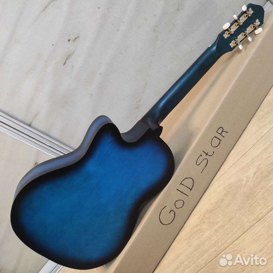 Гитара новая акустическая с широким грифом