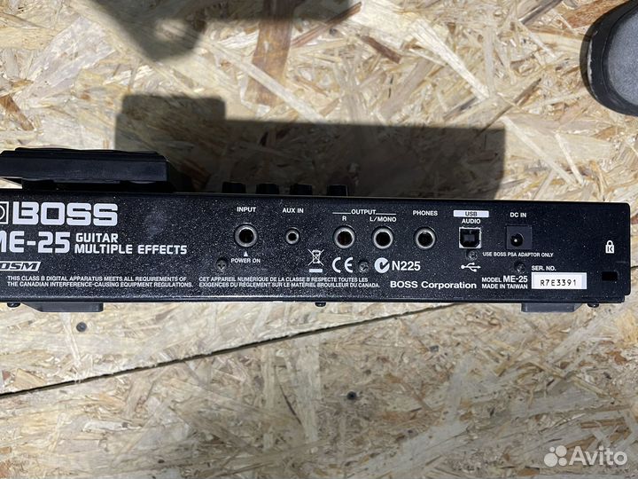 Гитарный процессор boss me 25