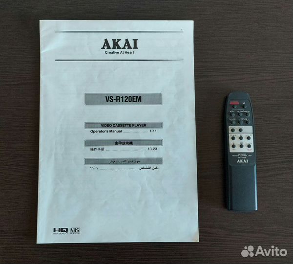 Видеомагнитофон akai