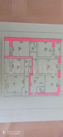 3-к. квартира, 115 м², 9/13 эт.