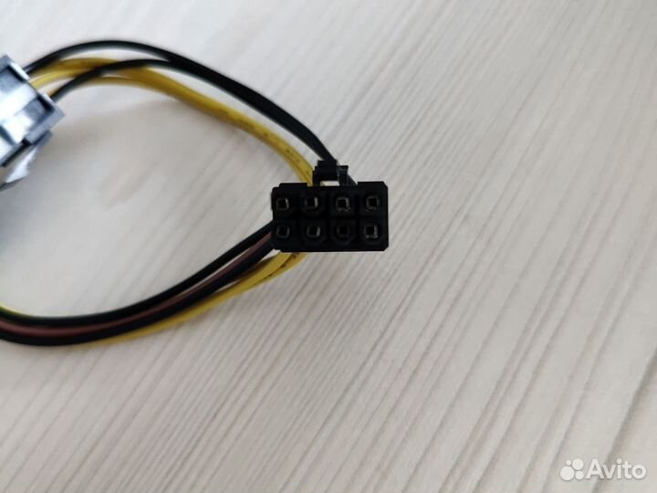 Разъем видеокарты 8 пин на 2х6 пин