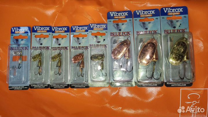 Блесна Блюфокс 0,1,2,5,6 mepps 0,1,2,3. оригинал