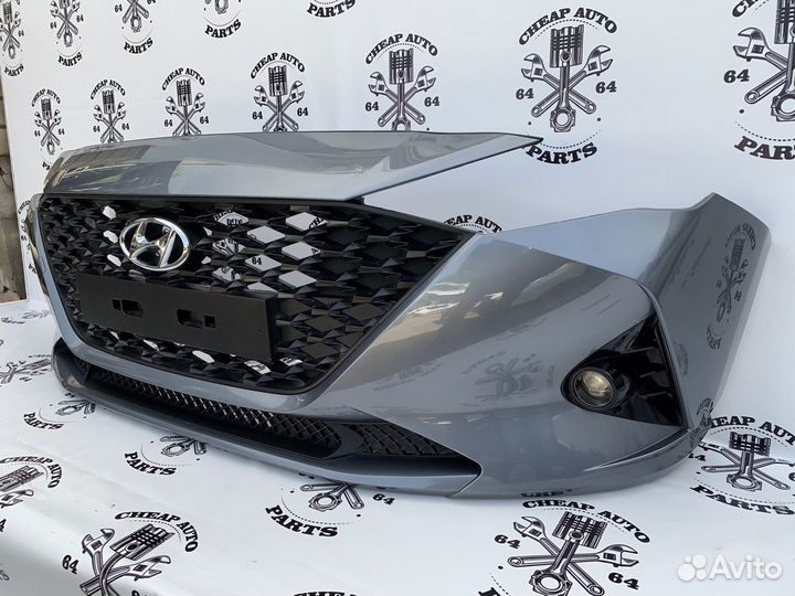 Бампер передний Hyundai Solaris 2 Рестайлинг 2021