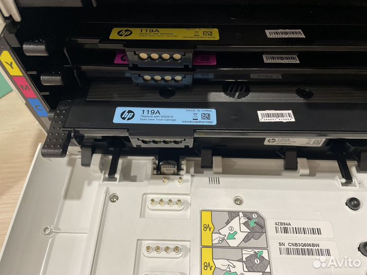 Принтер лазерный hp color laser 150a цветной