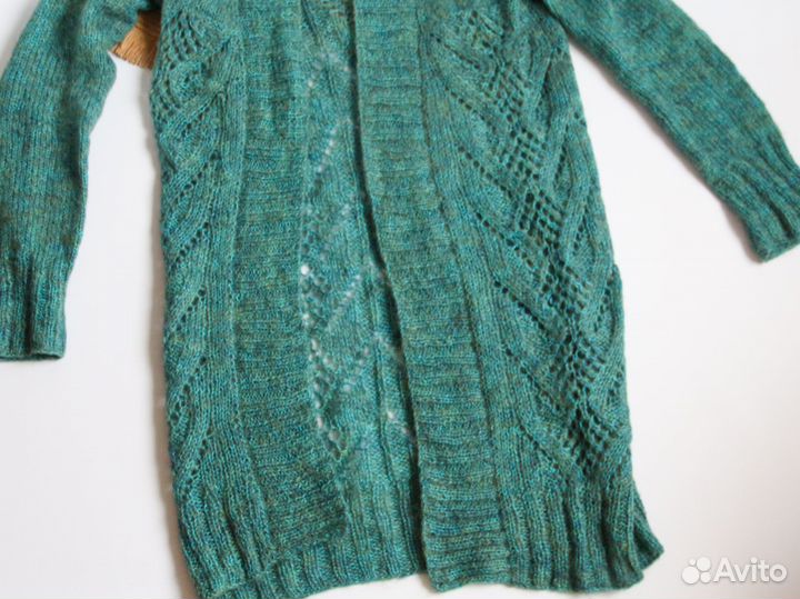 Кардиган шерстяной 44 ручная работа