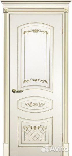 Межкомнатная дверь эмаль Текона смальта 05, глухая