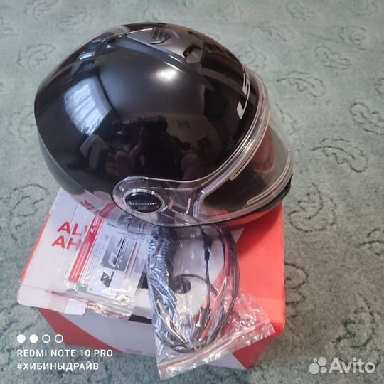 Шлем для снегохода с подогревом