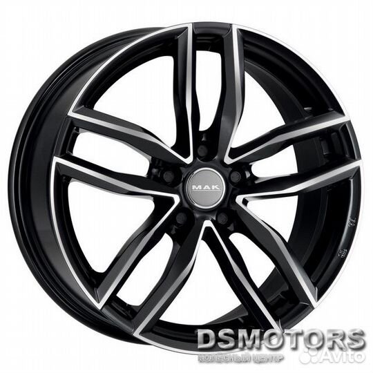 Диски Sarthe 8/18 5x112 ET50 d57.1 black mirror