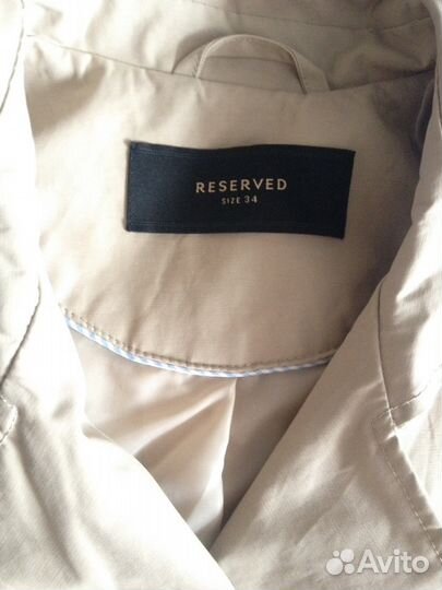 Плащ, тренч Reserved