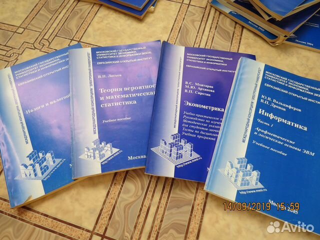 Пособия.Эконометрика,Информатика,Налоги,Теория вер