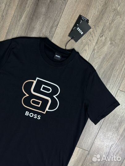 Футболка мужская Hugo Boss черная