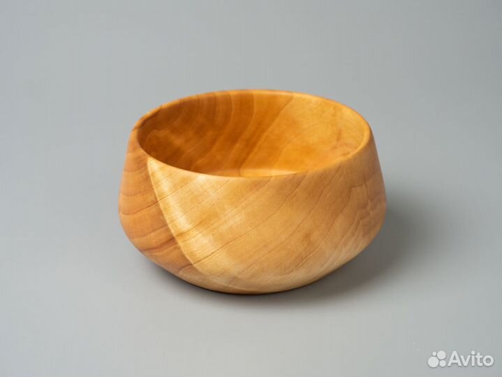 Миска, десертница. Дерево береза (Кап, сувель)