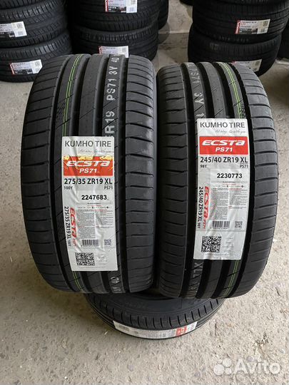 Kumho Ecsta PS71 245/40 R19 и 275/35 R19 100Y