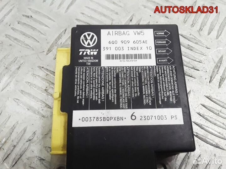 Блок управления Аирбаг Volkswagen Polo 6Q0909605AE