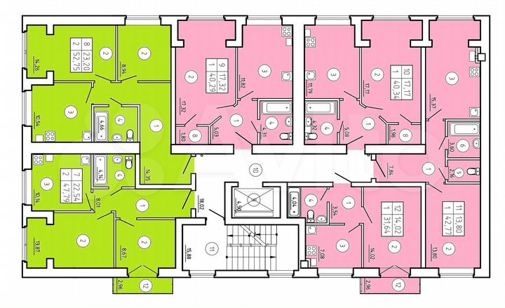 1-к. квартира, 40,3 м², 3/8 эт.
