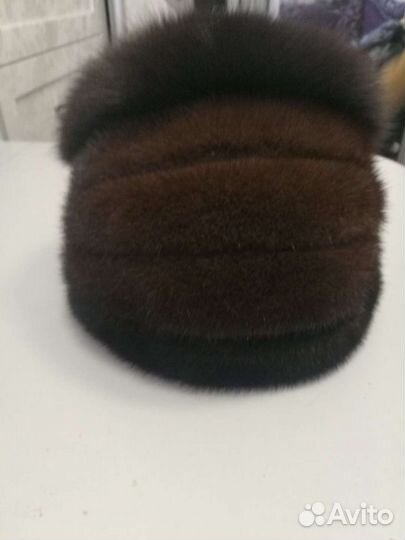 Шапка норковая женская