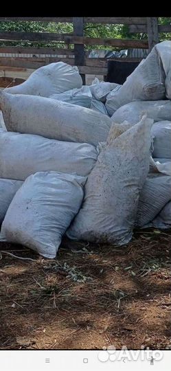 Навоз конский в мешках
