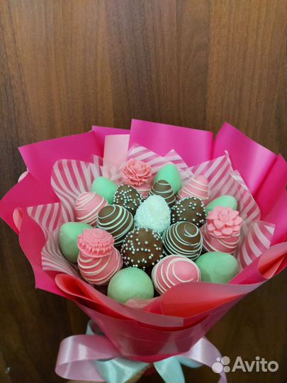 Букет клубника в шоколаде