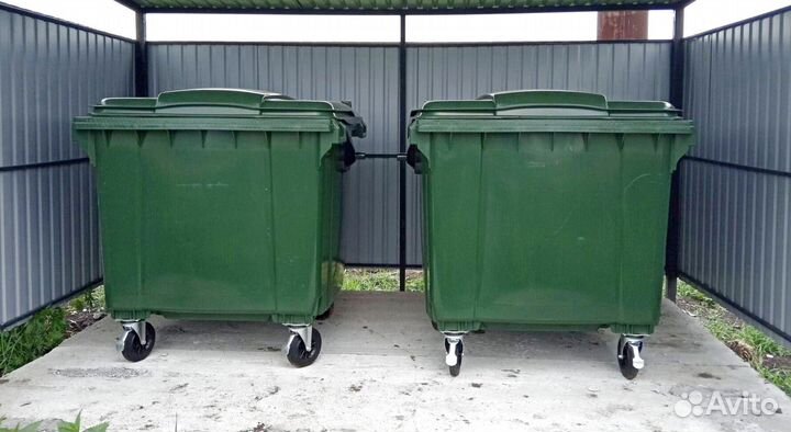 Пластиковый контейнер 1100л. Арт. 1125