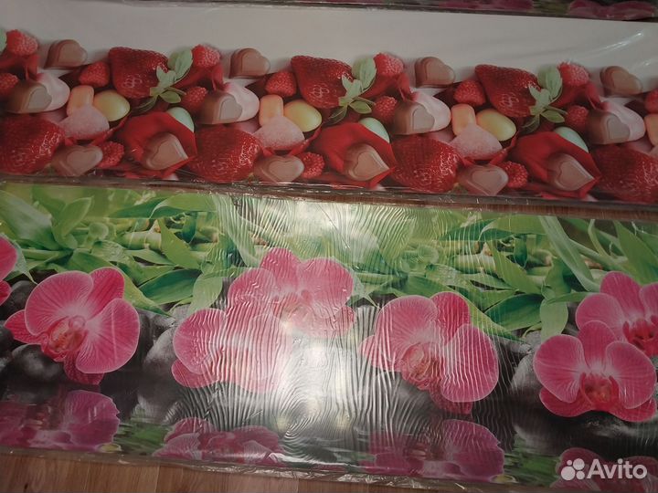 Кухонный фартук из пластика