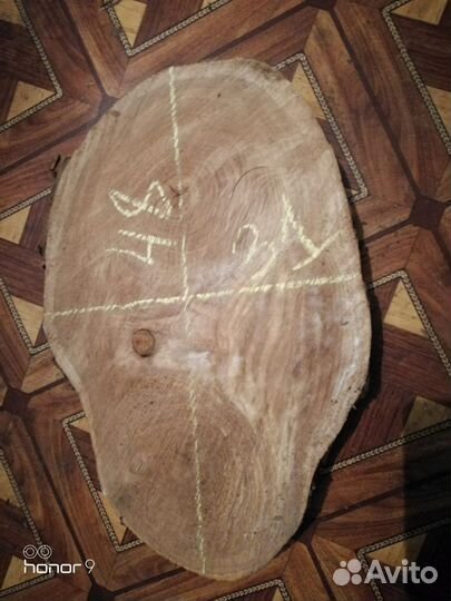 Торцевые спилы вяза