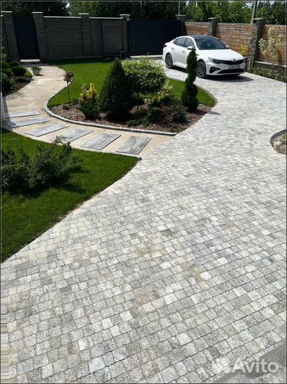 Тротуарная плитка брусчатка