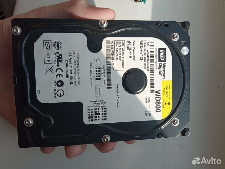 Жесткий диск 80 гб