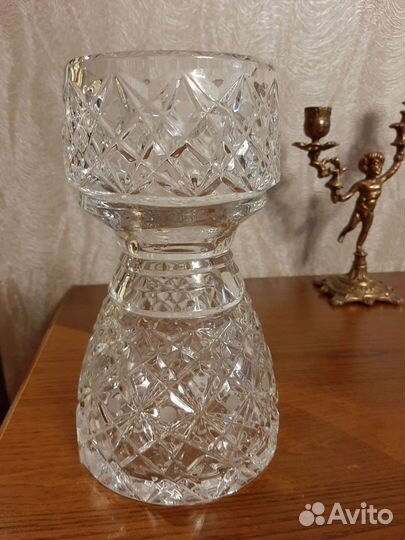 Ваза хрустальная 