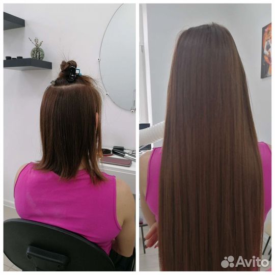 Наращивание биопротеиновых волос